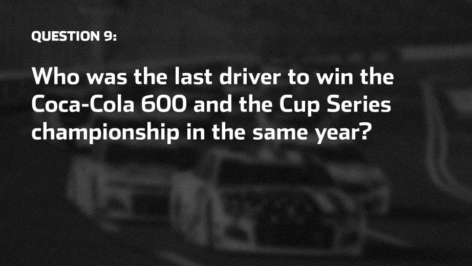 2021 May 30 Steveluvender Race Day Trivia Charlotte 18