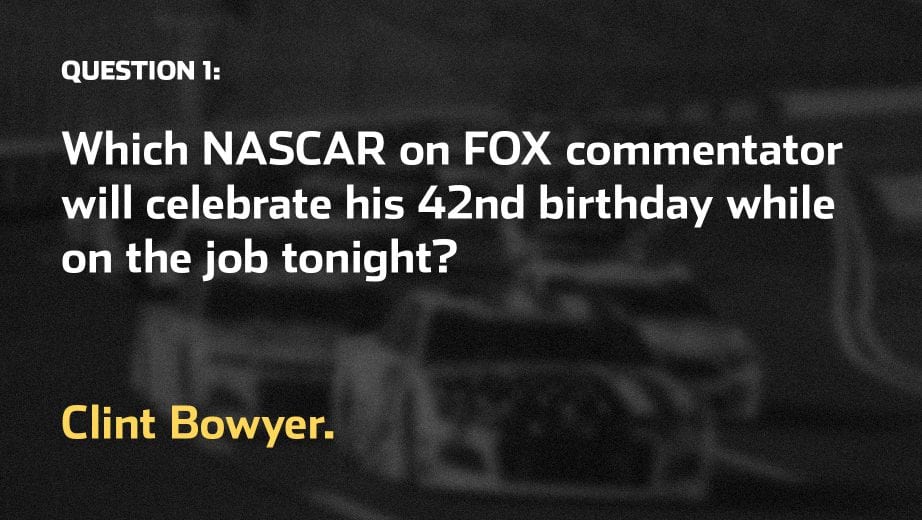 2021 May 30 Steveluvender Race Day Trivia Charlotte 3