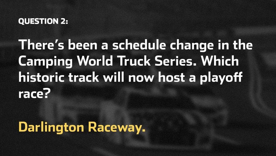 2021 May 30 Steveluvender Race Day Trivia Charlotte 5