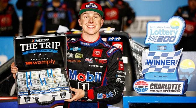 John Hunter Nemechek nets Camping World Trucks win at Charlotte