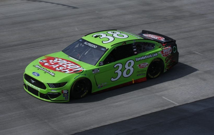 DOVER, DELAWARE - MAY 16: Anthony Alfredo, driver of the #38 Speedy Cash Ford, races during the NASCAR Cup Series Drydene 400 at Dover International Speedway on May 16, 2021 in Dover, Delaware. (Photo by Sean Gardner/Getty Images) | Getty Images