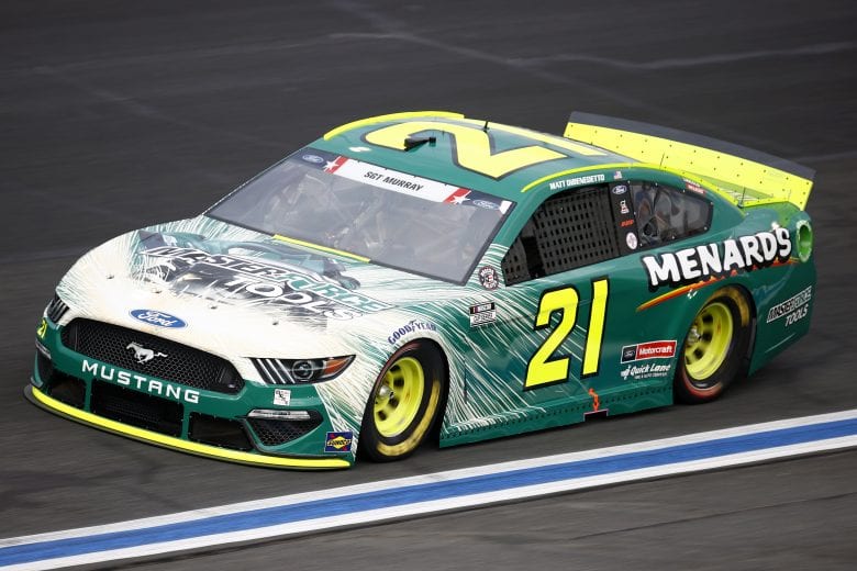 CONCORD, NORTH CAROLINA - MAY 28: Matt DiBenedetto, driver of the #21 Menards/Masterforce Tools Ford, drives during practice for the NASCAR Cup Series Coca-Cola 600 at Charlotte Motor Speedway on May 28, 2021 in Concord, North Carolina. (Photo by Jared C. Tilton/Getty Images) | Getty Images