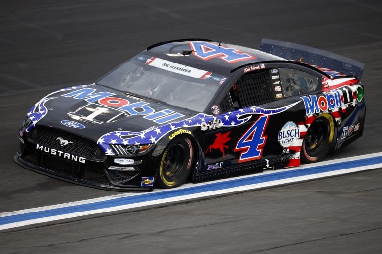 CONCORD, NORTH CAROLINA - MAY 28: Kevin Harvick, driver of the #4 Mobil 1 Ford, drives during practice for the NASCAR Cup Series Coca-Cola 600 at Charlotte Motor Speedway on May 28, 2021 in Concord, North Carolina. (Photo by Jared C. Tilton/Getty Images) | Getty Images