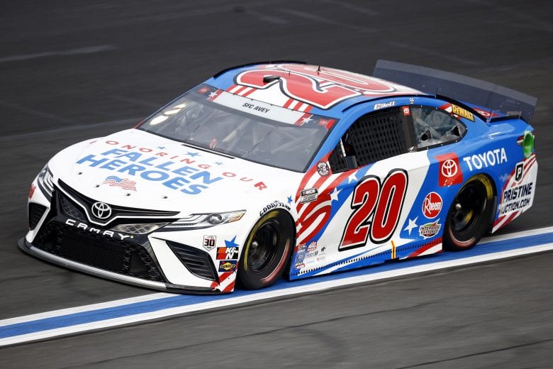CONCORD, NORTH CAROLINA - MAY 28: Christopher Bell, driver of the #20 Honoring Our Fallen Heroes Toyota, drives during practice for the NASCAR Cup Series Coca-Cola 600 at Charlotte Motor Speedway on May 28, 2021 in Concord, North Carolina. (Photo by Jared C. Tilton/Getty Images) | Getty Images