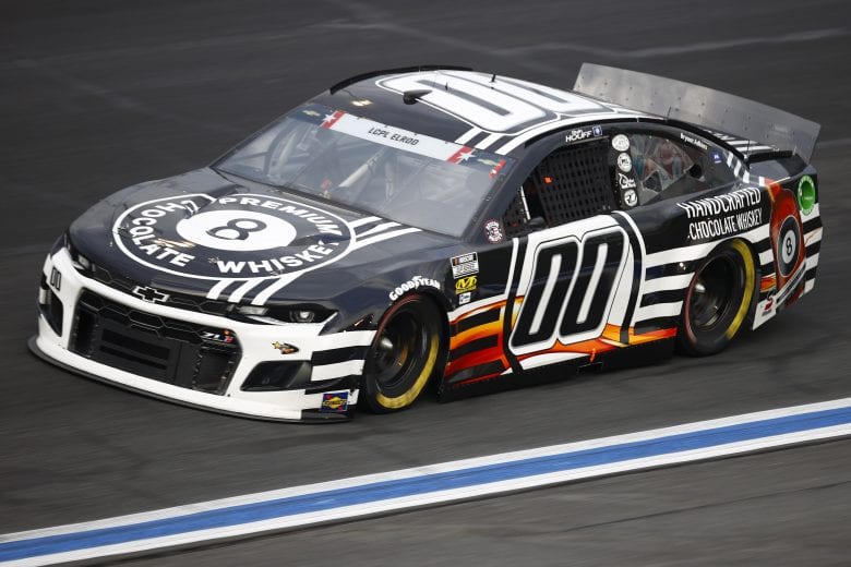 CONCORD, NORTH CAROLINA - MAY 28: Quin Houff, driver of the #00 8 Ball Chocolate Whiskey Chevrolet, drives during practice for the NASCAR Cup Series Coca-Cola 600 at Charlotte Motor Speedway on May 28, 2021 in Concord, North Carolina. (Photo by Jared C. Tilton/Getty Images) | Getty Images