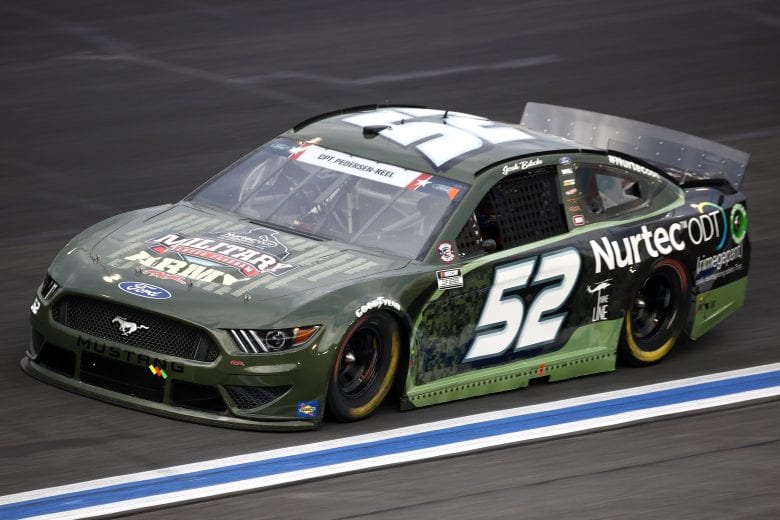 CONCORD, NORTH CAROLINA - MAY 28: Josh Bilicki, driver of the #52 US Army Military Salutes Ford, drives during practice for the NASCAR Cup Series Coca-Cola 600 at Charlotte Motor Speedway on May 28, 2021 in Concord, North Carolina. (Photo by Jared C. Tilton/Getty Images) | Getty Images