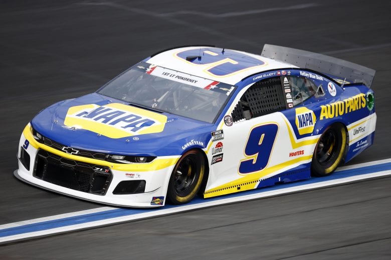 CONCORD, NORTH CAROLINA - MAY 28: Chase Elliott, driver of the #9 NAPA Auto Parts Chevrolet, drives during practice for the NASCAR Cup Series Coca-Cola 600 at Charlotte Motor Speedway on May 28, 2021 in Concord, North Carolina. (Photo by Jared C. Tilton/Getty Images) | Getty Images