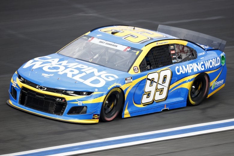 CONCORD, NORTH CAROLINA - MAY 28: Daniel Suarez, driver of the #99 Camping World Chevrolet, drives during practice for the NASCAR Cup Series Coca-Cola 600 at Charlotte Motor Speedway on May 28, 2021 in Concord, North Carolina. (Photo by Jared C. Tilton/Getty Images) | Getty Images