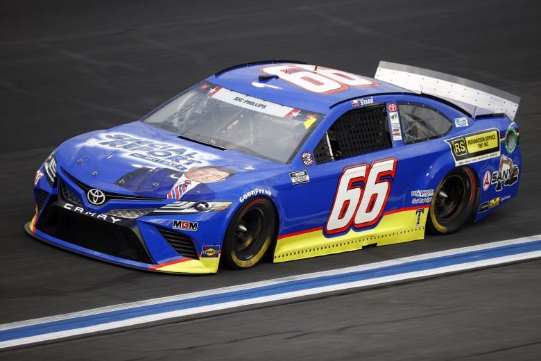 CONCORD, NORTH CAROLINA - MAY 28: David Starr, driver of the #66 Richardson Service Toyota, drives during practice for the NASCAR Cup Series Coca-Cola 600 at Charlotte Motor Speedway on May 28, 2021 in Concord, North Carolina. (Photo by Jared C. Tilton/Getty Images) | Getty Images
