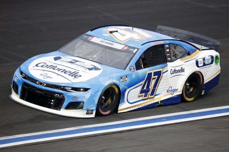 CONCORD, NORTH CAROLINA - MAY 28: Ricky Stenhouse Jr., driver of the #47 Cottonelle Chevrolet, drives during practice for the NASCAR Cup Series Coca-Cola 600 at Charlotte Motor Speedway on May 28, 2021 in Concord, North Carolina. (Photo by Jared C. Tilton/Getty Images) | Getty Images