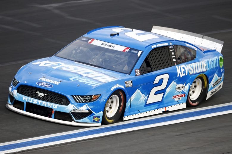 CONCORD, NORTH CAROLINA - MAY 28: Brad Keselowski, driver of the #2 Keystone Light Ford, drives during practice for the NASCAR Cup Series Coca-Cola 600 at Charlotte Motor Speedway on May 28, 2021 in Concord, North Carolina. (Photo by Jared C. Tilton/Getty Images) | Getty Images