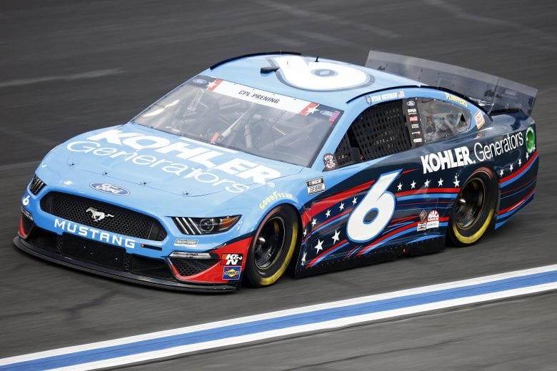 CONCORD, NORTH CAROLINA - MAY 28: Ryan Newman, driver of the #6 Kohler Generators Ford, drives during practice for the NASCAR Cup Series Coca-Cola 600 at Charlotte Motor Speedway on May 28, 2021 in Concord, North Carolina. (Photo by Jared C. Tilton/Getty Images) | Getty Images