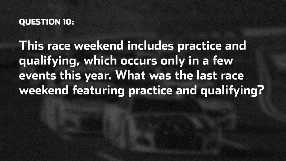 2021 May 30 Steveluvender Race Day Trivia Charlotte 20a