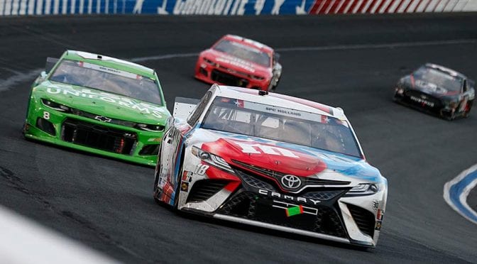 Kyle Busch breaks up Hendrick’s top-five formation with third place at Charlotte