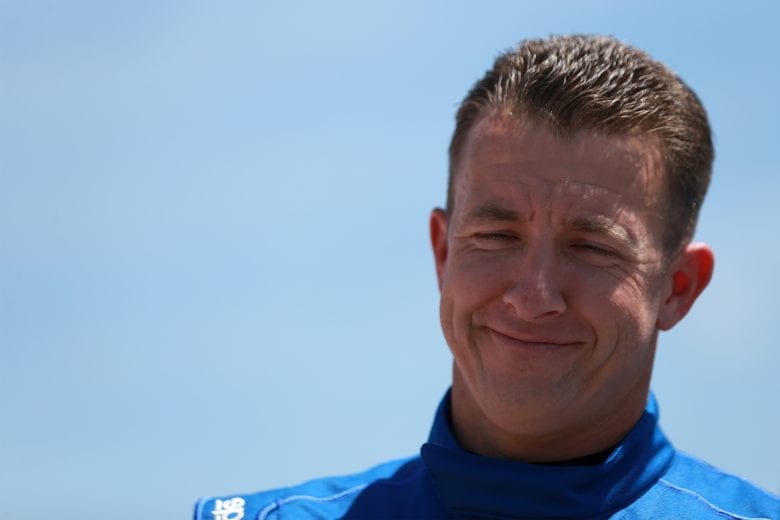 LEXINGTON, OHIO - JUNE 05: AJ Allmendinger, driver of the #16 RAMCO Specialties Inc Chevrolet, waits on the grid prior to the NASCAR Xfinity Series B&L Transport 170 at Mid-Ohio Sports Car Course on June 05, 2021 in Lexington, Ohio. (Photo by Sean Gardner/Getty Images) | Getty Images