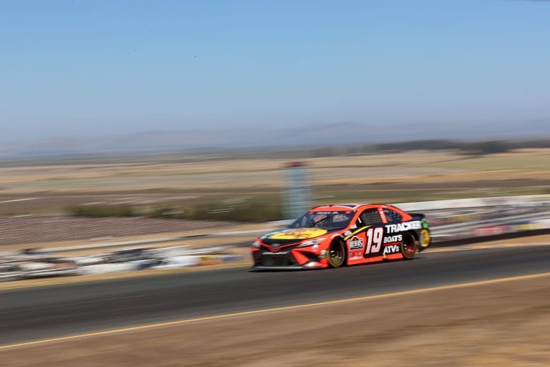 SONOMA, CALIFORNIA - JUNE 06: Martin Truex Jr., driver of the #19 Bass Pro Toyota, drives during the NASCAR Cup Series Toyota/Save Mart 350 at Sonoma Raceway on June 06, 2021 in Sonoma, California. (Photo by Carmen Mandato/Getty Images) | Getty Images