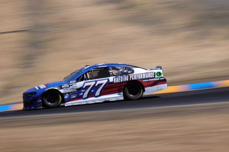 SONOMA, CALIFORNIA - JUNE 06: Ben Rhodes, driver of the #77 Kaeding Performance Chevrolet, drives during the NASCAR Cup Series Toyota/Save Mart 350 at Sonoma Raceway on June 06, 2021 in Sonoma, California. (Photo by Carmen Mandato/Getty Images) | Getty Images