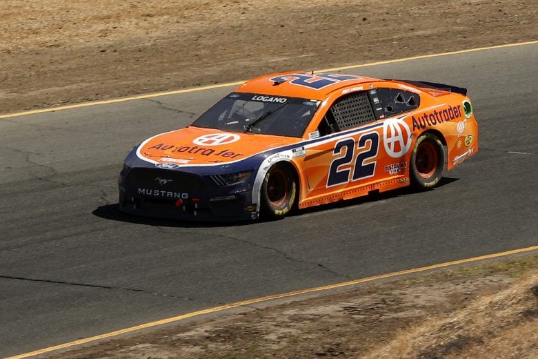 SONOMA, CALIFORNIA - JUNE 06: Joey Logano, driver of the #22 Autotrader Ford, drives during the NASCAR Cup Series Toyota/Save Mart 350 at Sonoma Raceway on June 06, 2021 in Sonoma, California. (Photo by Maddie Meyer/Getty Images) | Getty Images