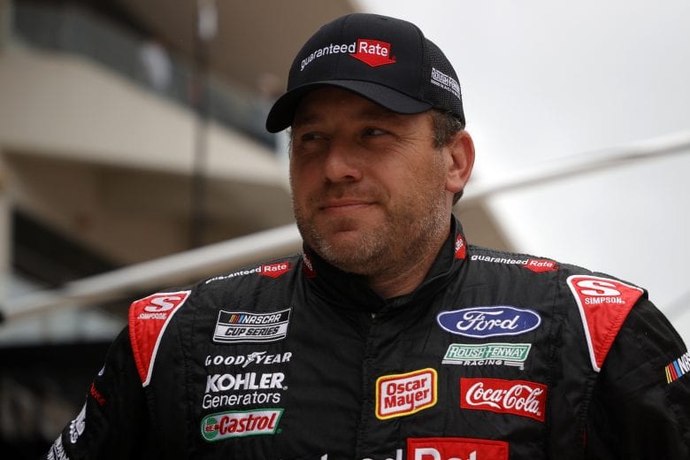 AUSTIN, TEXAS - MAY 23: Ryan Newman, driver of the #6 Guaranteed Rate Ford, waits on the grid prior to the NASCAR Cup Series EchoPark Texas Grand Prix at Circuit of The Americas on May 23, 2021 in Austin, Texas. (Photo by Chris Graythen/Getty Images) | Getty Images