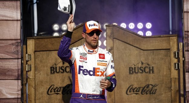 Denny Hamlin<br/>Odds to win 2021 Nashville race: 9-1