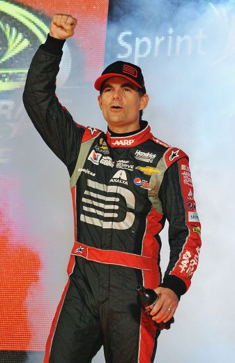 CHARLOTTE, NC - MAY 17: Jeff Gordon, driver of the #24 Drive To End Hunger Chevrolet, is introduced prior to the NASCAR Sprint Cup Series Sprint All-Star Race at Charlotte Motor Speedway on May 17, 2014 in Charlotte, North Carolina. (Photo by Rainier Ehrhardt/Getty Images) | Getty Images