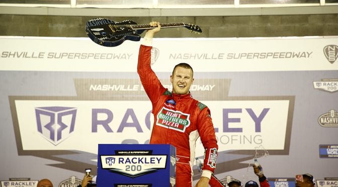 Ryan Preece wins his NASCAR Camping World Truck Series debut at Nashville