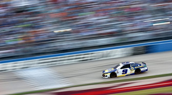 No. 9 car of Chase Elliott disqualified at Nashville Superspeedway