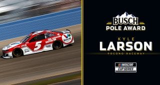 Kyle Larson snags Busch Pole for Pocono's Cup Series opener