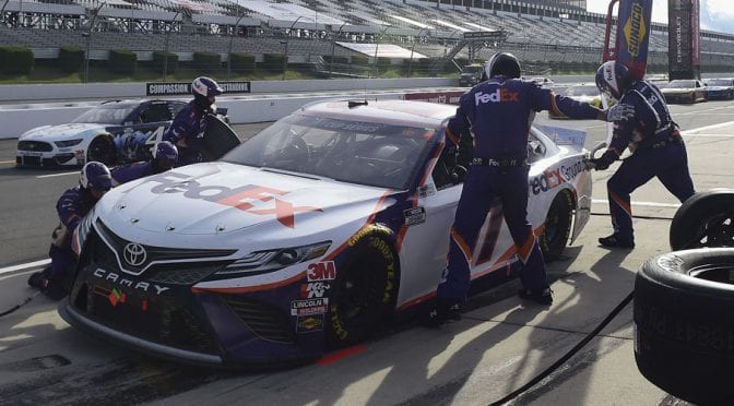 Featured Image for Analysis: Late-race pit strategy can lead to checkered flag at Pocono