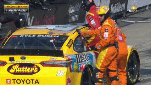 18 Crew Member Climb Inside Car To Fix Shifter