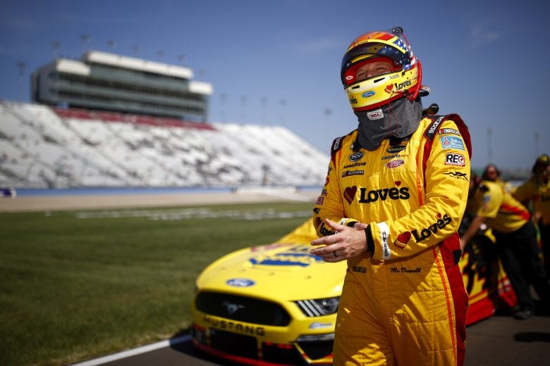 LEBANON, TENNESSEE - JUNE 20: Michael McDowell, driver of the #34 Love's Travel Stops Ford, prepares for qualifying for the NASCAR Cup Series Ally 400 at Nashville Superspeedway on June 20, 2021 in Lebanon, Tennessee. (Photo by Jared C. Tilton/Getty Images) | Getty Images
