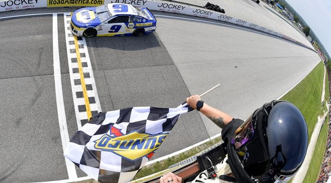 Chase Elliott surges to Cup Series win at Road America
