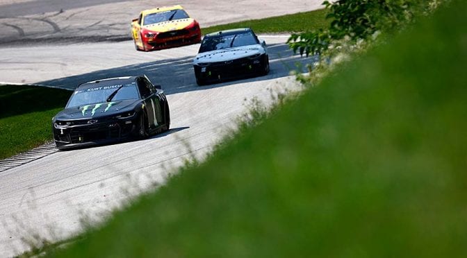 Featured image for Kurt Busch, Reddick bolster playoff positioning; Chastain enters the picture