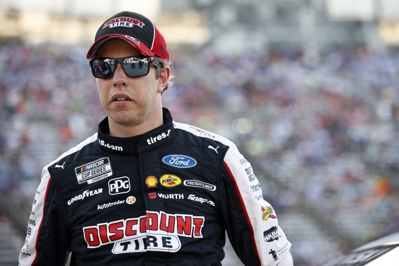 FORT WORTH, TEXAS - JUNE 13: Brad Keselowski, driver of the #2 Discount Tire Ford, waits on the grid prior to the NASCAR All-Star Race at Texas Motor Speedway on June 13, 2021 in Fort Worth, Texas. (Photo by Jared C. Tilton/Getty Images) | Getty Images