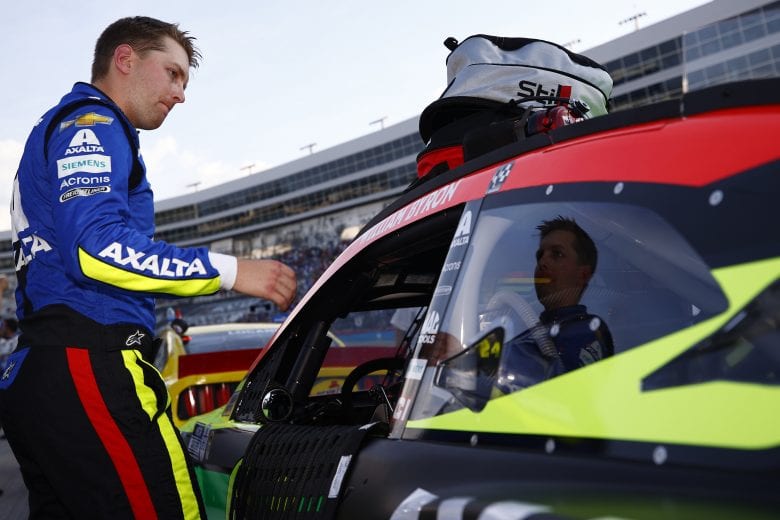 FORT WORTH, TEXAS - JUNE 13: William Byron, driver of the #24 Axalta Chevrolet,prepares for the NASCAR All-Star Race at Texas Motor Speedway on June 13, 2021 in Fort Worth, Texas. (Photo by Jared C. Tilton/Getty Images) | Getty Images