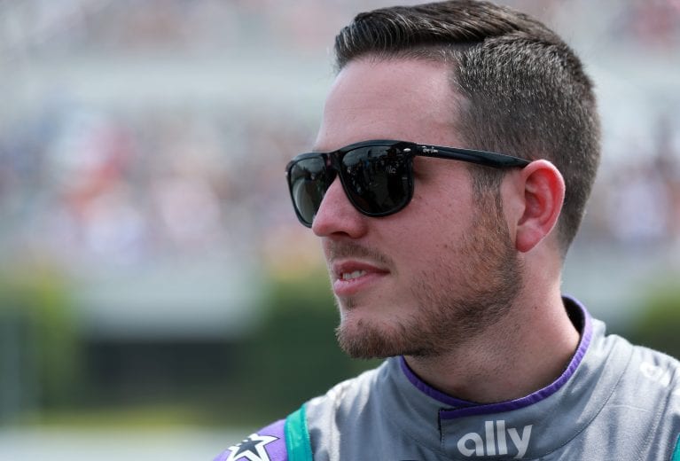 LONG POND, PENNSYLVANIA - JUNE 26: Alex Bowman, driver of the #48 Ally Chevrolet, waits on the grid prior to the NASCAR Cup Series Pocono Organics CBD 325 at Pocono Raceway on June 26, 2021 in Long Pond, Pennsylvania. (Photo by Sean Gardner/Getty Images) | Getty Images