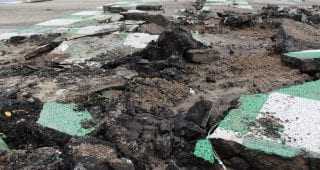 Atlanta Motor Speedway track reprofile begins