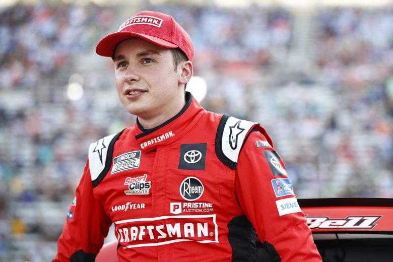 FORT WORTH, TEXAS - JUNE 13: Christopher Bell, driver of the #20 Craftsman Toyota, the NASCAR All-Star Race at Texas Motor Speedway on June 13, 2021 in Fort Worth, Texas. (Photo by Jared C. Tilton/Getty Images) | Getty Images