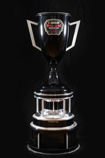 2021 NASCAR Whelen Modified Championship Trophy. Photo by Adam Glanzman/NASCAR