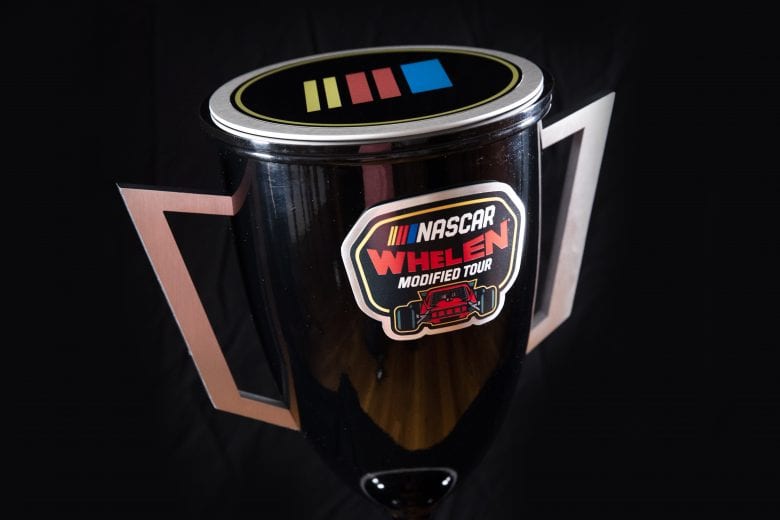 2021 NASCAR Whelen Modified Championship Trophy. Photo by Adam Glanzman/NASCAR