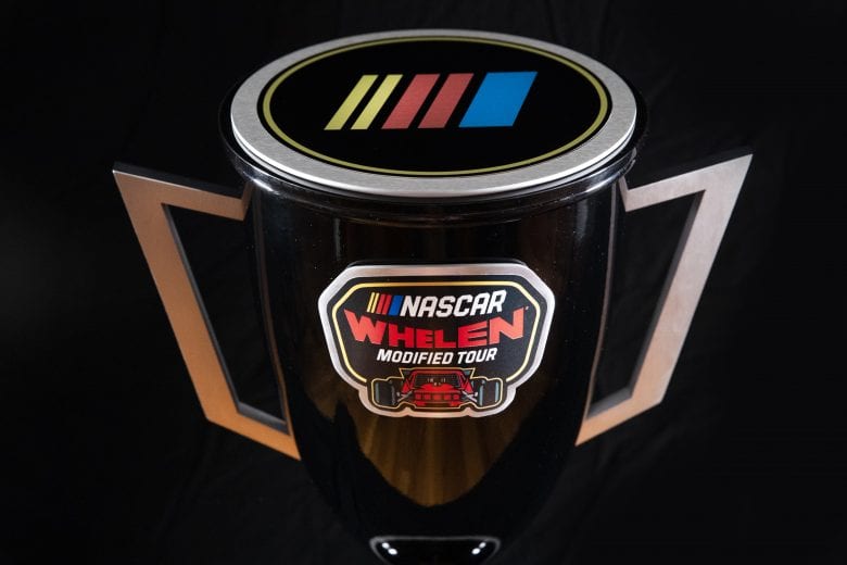 2021 NASCAR Whelen Modified Championship Trophy. Photo by Adam Glanzman/NASCAR