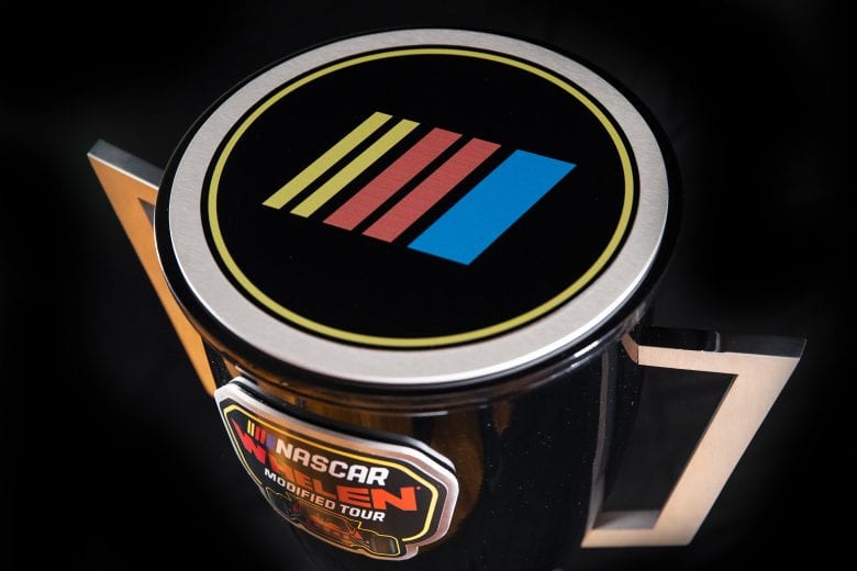 2021 NASCAR Whelen Modified Championship Trophy. Photo by Adam Glanzman/NASCAR