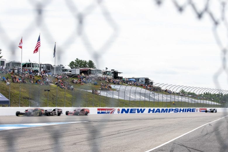 The Whelen 100 for the NASCAR Whelen Modified Series at New Hampshire Motor Speedway in Loudon, New Hampshire on July 17, 2021. (Paul Rutherford/NASCAR)