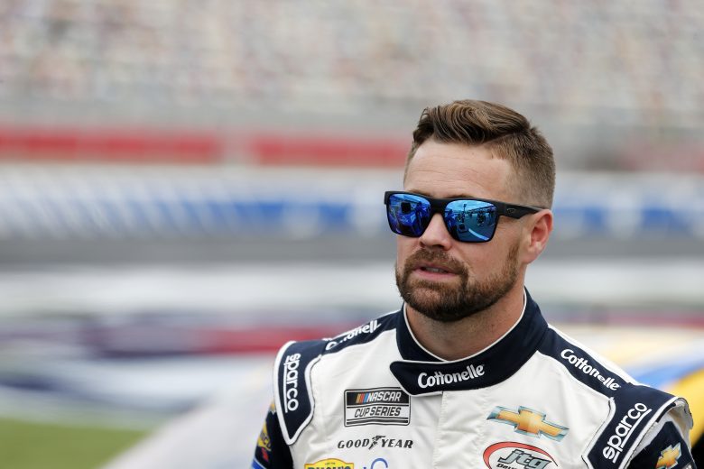 CONCORD, NORTH CAROLINA - MAY 29: Ricky Stenhouse Jr., driver of the #47 Cottonelle Chevrolet, waits on the grid during qualifying for the NASCAR Cup Series Coca-Cola 600 at Charlotte Motor Speedway on May 29, 2021 in Concord, North Carolina. (Photo by Brian Lawdermilk/Getty Images) | Getty Images
