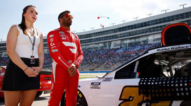 Bubba Wallace proposes to longtime girlfriend Amanda Carter