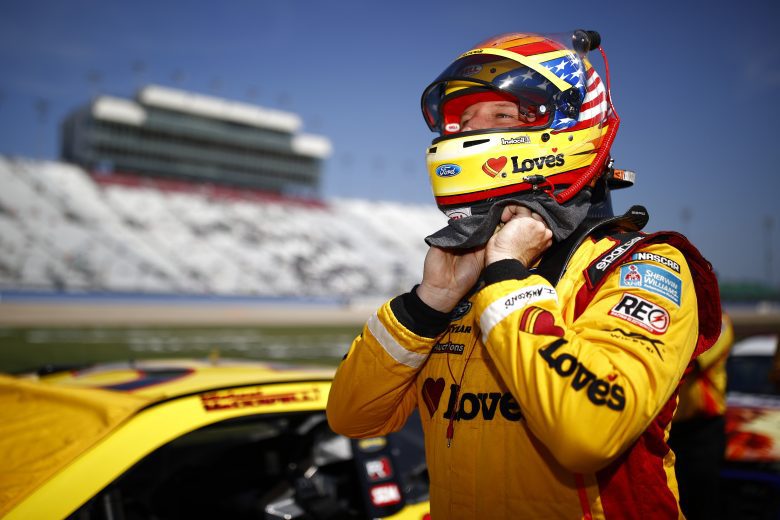 LEBANON, TENNESSEE - JUNE 20: Michael McDowell, driver of the #34 Love's Travel Stops Ford, prepares for qualifying for the NASCAR Cup Series Ally 400 at Nashville Superspeedway on June 20, 2021 in Lebanon, Tennessee. (Photo by Jared C. Tilton/Getty Images) | Getty Images