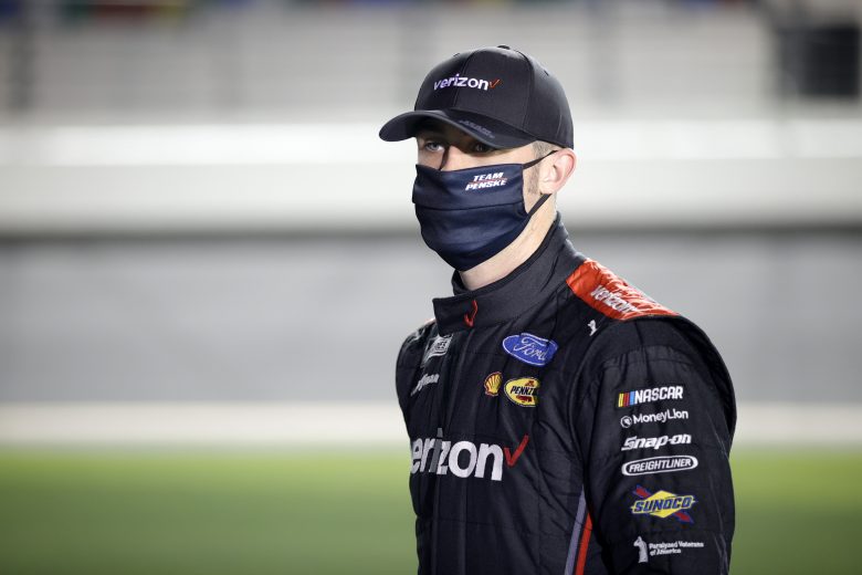 DAYTONA BEACH, FLORIDA - FEBRUARY 10: Austin Cindric, driver of the #33 Verizon 5G Ford, looks on during qualifying for the NASCAR Cup Series 63rd Annual Daytona 500 at Daytona International Speedway on February 10, 2021 in Daytona Beach, Florida. (Photo by Chris Graythen/Getty Images) | Getty Images