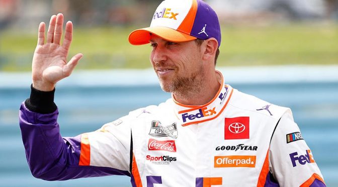 Featured Image for Denny Hamlin clinches 2021 NASCAR Playoffs berth