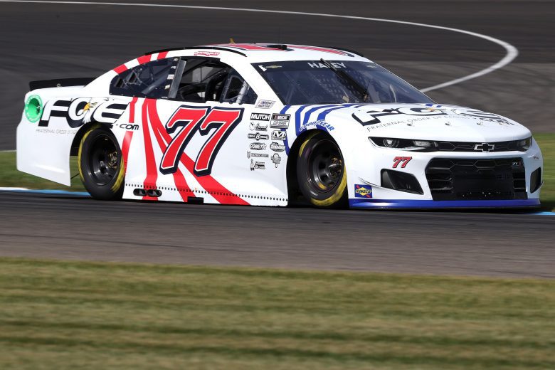 INDIANAPOLIS, INDIANA - AUGUST 14: Justin Haley, driver of the #77 Fraternal Order of Eagles Chevrolet, drives during practice for the NASCAR Cup Series Verizon 200 at the Brickyard at Indianapolis Motor Speedway on August 14, 2021 in Indianapolis, Indiana. (Photo by Stacy Revere/Getty Images) | Getty Images