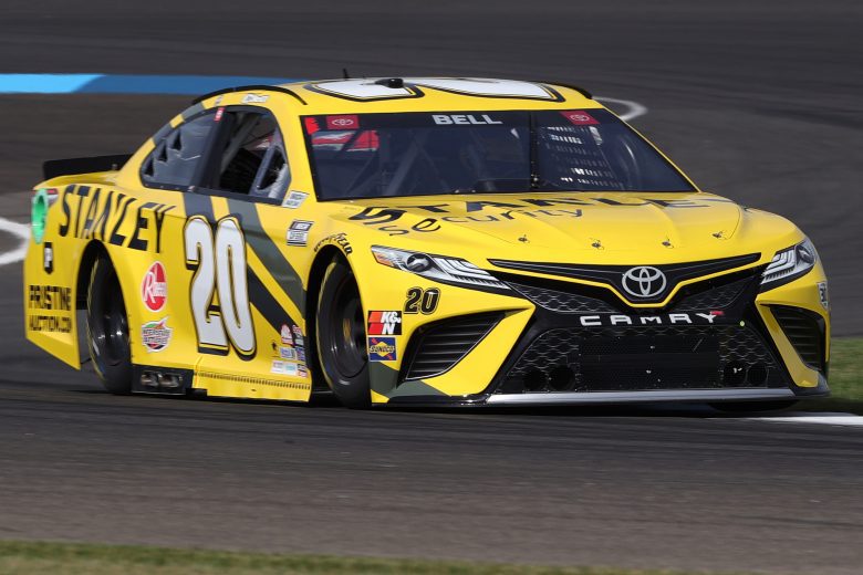 INDIANAPOLIS, INDIANA - AUGUST 14: Christopher Bell, driver of the #20 STANLEY Toyota, drives during practice for the NASCAR Cup Series Verizon 200 at the Brickyard at Indianapolis Motor Speedway on August 14, 2021 in Indianapolis, Indiana. (Photo by Stacy Revere/Getty Images) | Getty Images